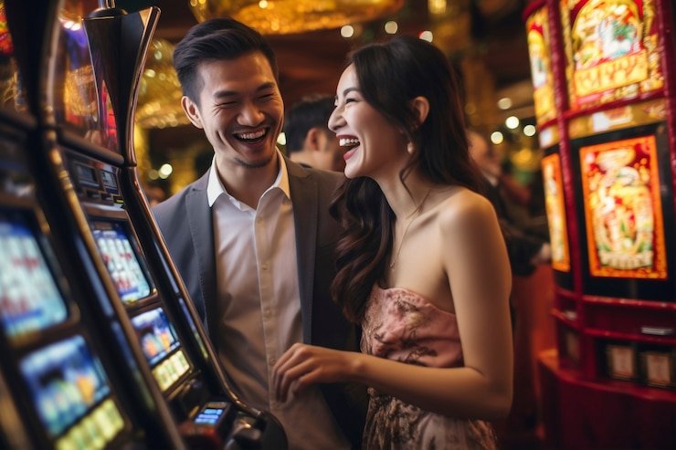 Tampilan beranda jekpot108 bernuansa biru